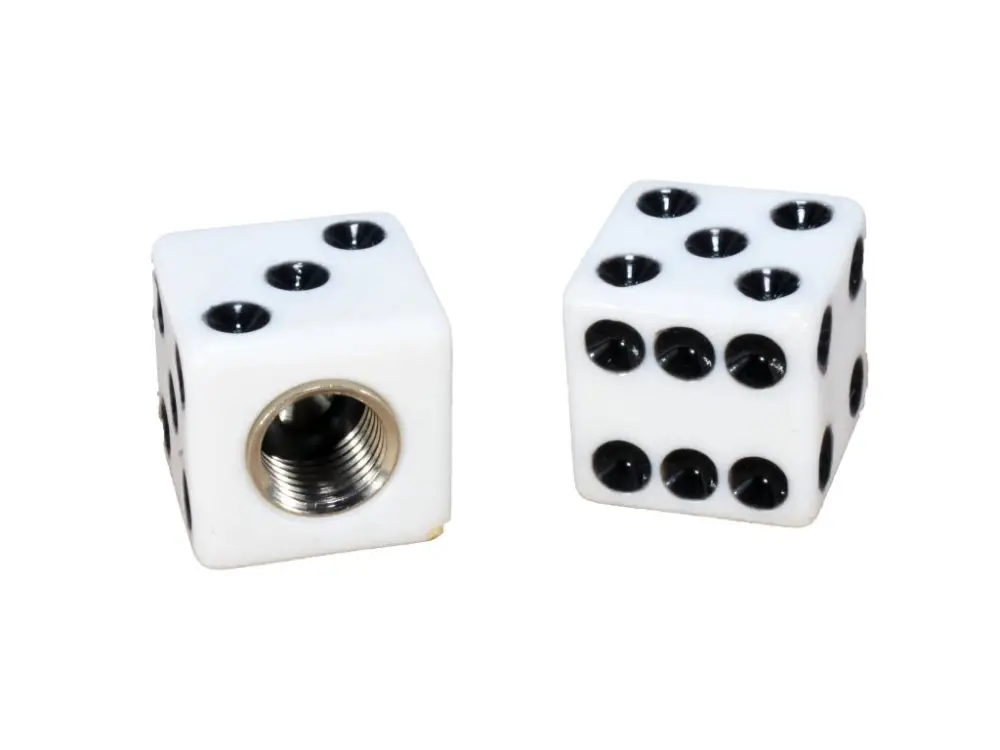 Čepička autoventilu - kostky bílé - 2ks Kup Teď