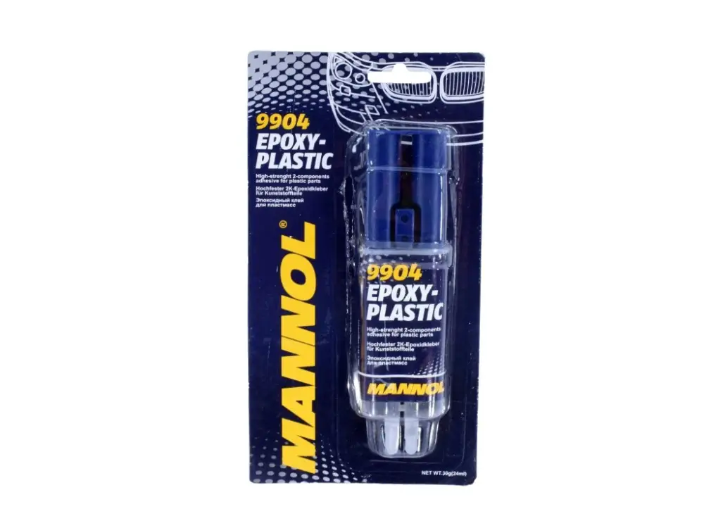 Lepidlo na plasty 2-složkové EPOXY-PLASTIC MANNOL 9904 - 30g Sezónní Sleva