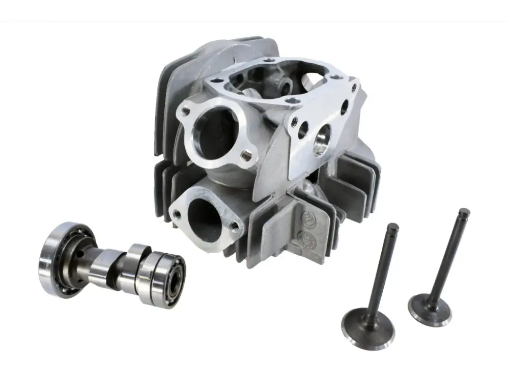 Akce Hlava motoru 125cc 54,00mm + ventily + vačková hřídel