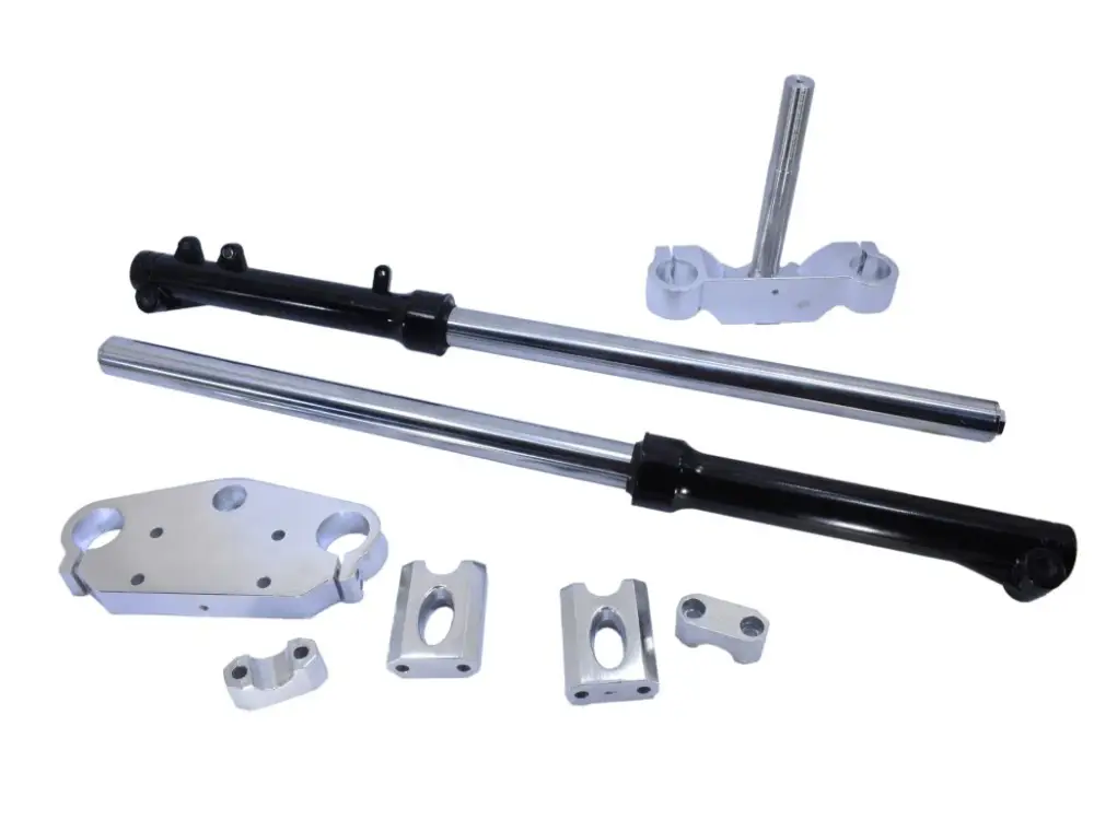 Přední vidlice 12mm - pitbike 125cc - komplet Tovární Cena