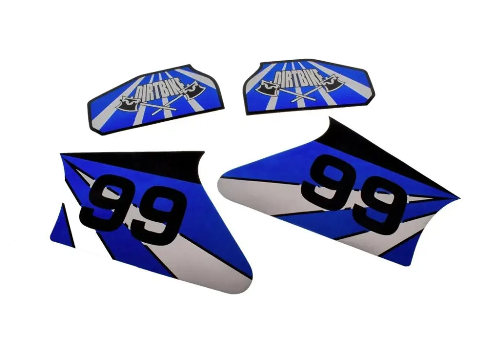 Nálepky DIRTBIKE 99 - modré Koupit Online