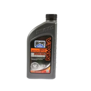 Motorový olej 20W-50 - BEL-RAY - SEMI SYNTHETIC ( V-TWIN - 96910 ) 4T - 1L Přímo Od Výrobce