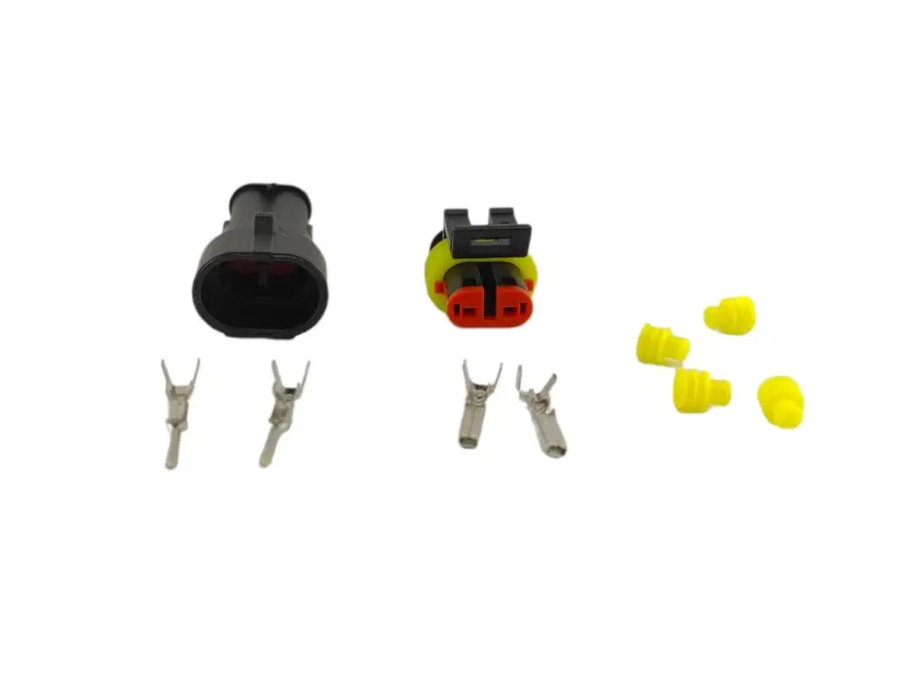 Výprodej Konektor samec + samice WATERPROOF - 2pin