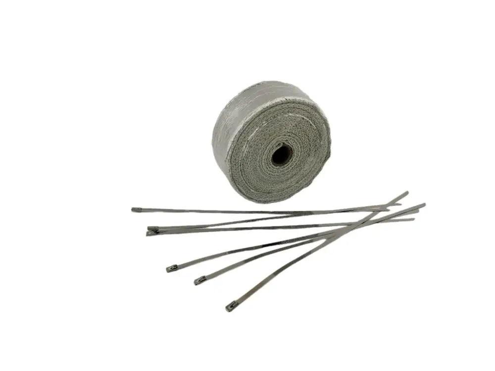 Originální Termo izolační páska na svody a výfuk 1.5mm/50mm/10m - stříbrná