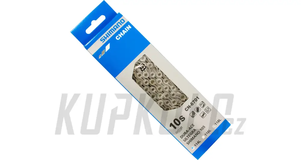 Řetěz Shimano, Ultegra CN-6701, 10s, 114 článků, HyperGlide Nízká Cena