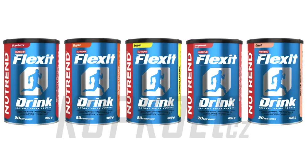 Vrácení Zdarma Nutrend Flexit Drink instantní nápoj pro péči o klouby, 400 g