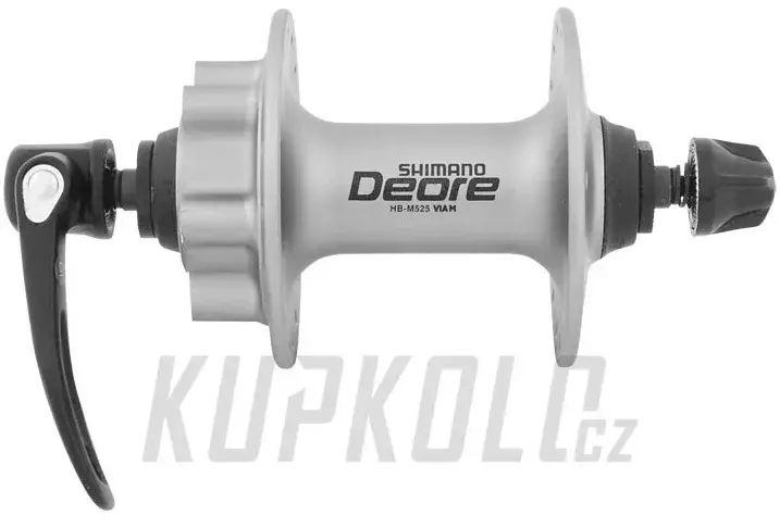 Přední náboj Shimano Deore HB-M525, stříbrný Výhodná Nabídka