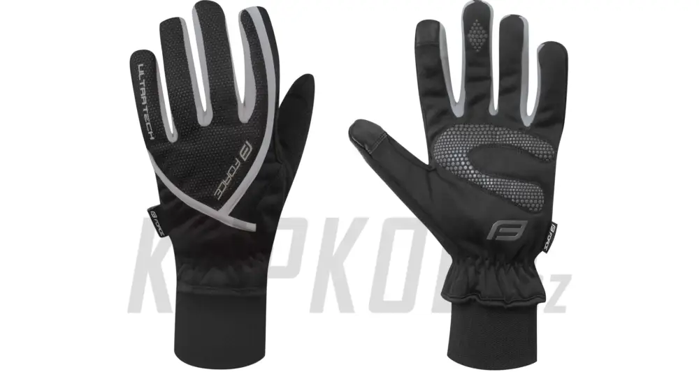 Rukavice zimní Force ULTRA TECH černé Koupit Online