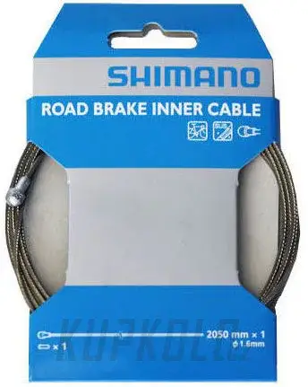 Brzdové lanko Shimano DURA-ACE, SIL-TEC, 1,6 x 2050 mm Speciální Cena