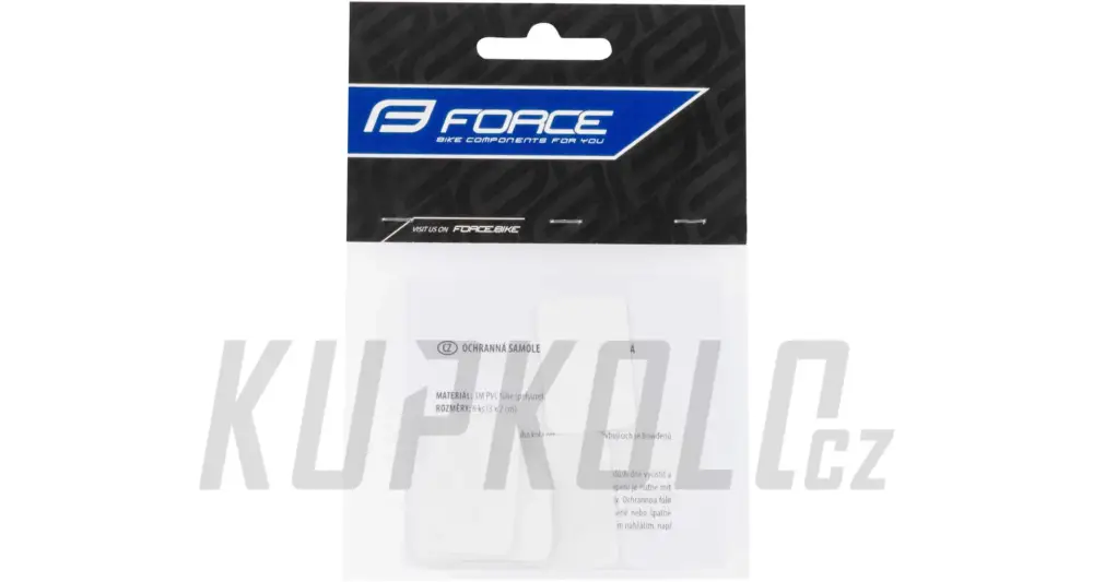 Samolepka Force pod bowden, Čirá, 6x (30x20 mm) Originální