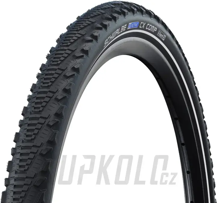 Plášť Cross Schwalbe CX Comp, K-Guard, reflexní bok, drát Rychlé Dodání