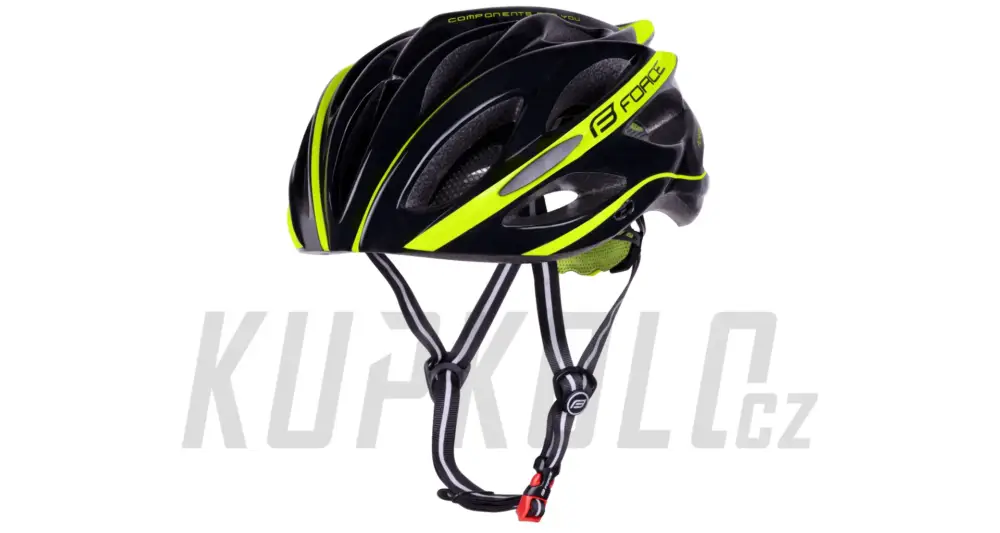 Super Cena Helma Force BULL, černá/fluo