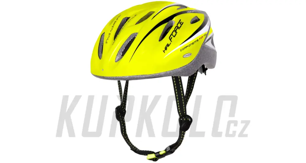 Značkový Helma Force Hal, fluo-černá