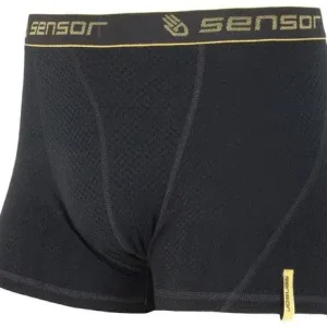 Vysoce Kvalitní Pánské trenky Sensor Double Face Merino Wool, černá