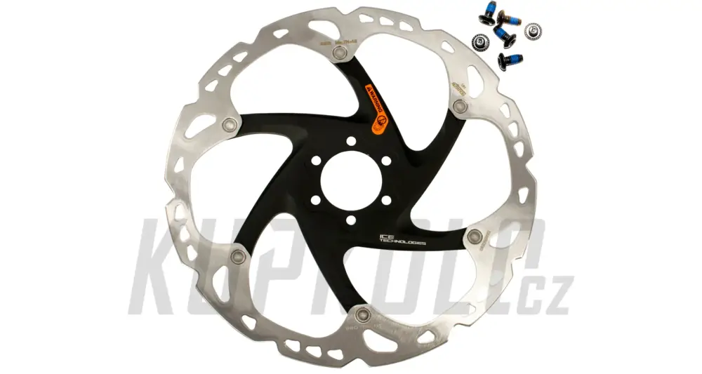 Omezená Nabídka Brzdový kotouč Shimano XT SM-RT86, 6děr, včetně šroubů