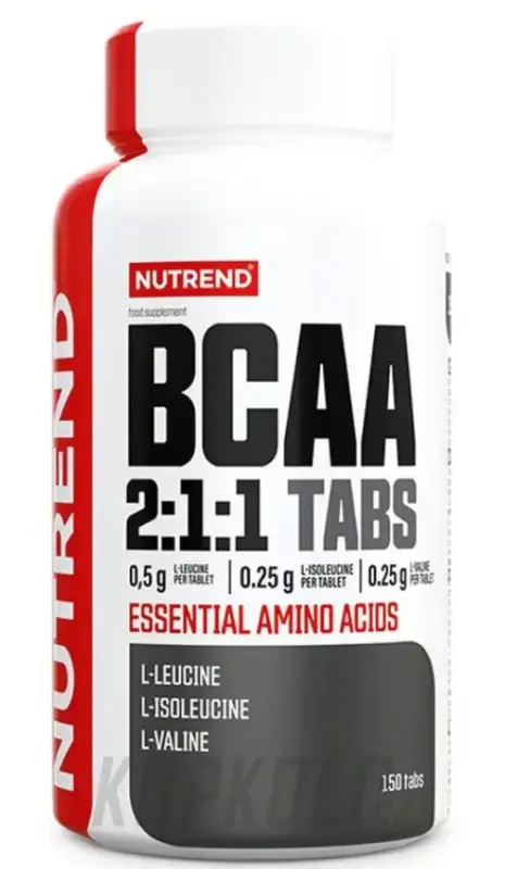 Nutrend BCAA 2:1:1 esenciální větvené aminokyseliny, 150tabs Nakupujte Hned