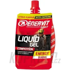 Hit Sezóny Enervit LIQUID GEL Competition, citrus+kofein, 60 ml