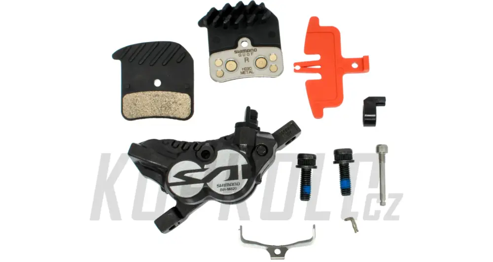 Značkový Třmen hydraulický Shimano SAINT BR-M820, černá