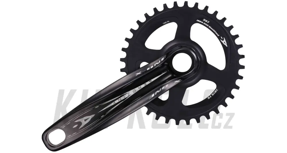 Aktuální Převodník Aerozine X-ONEMTB kliky Aerozine X-ONE X1-A1, černá