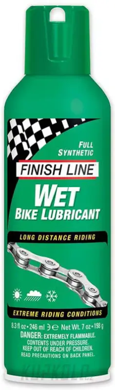 Nízká Cena Finish Line Cross Country Wet Lubricant, 240ml sprej