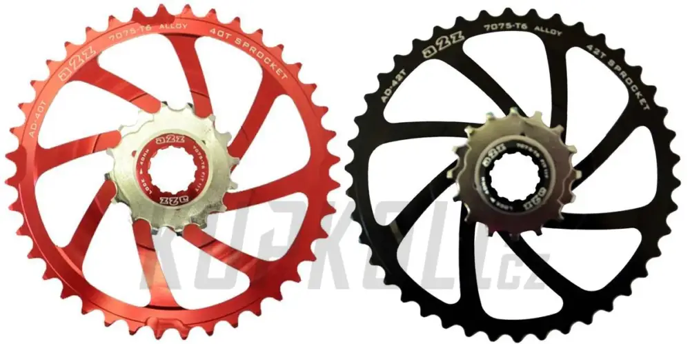 Must-Have A2Z AD-42T pastorky pro 10s kazety,16+42z