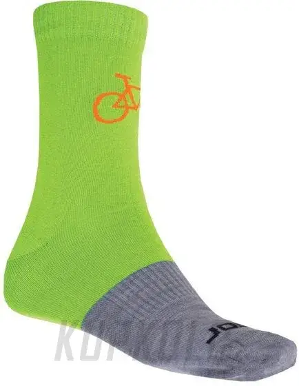 Poslední Šance Ponožky Sensor TOUR MERINO WOOL, zelená/šedá