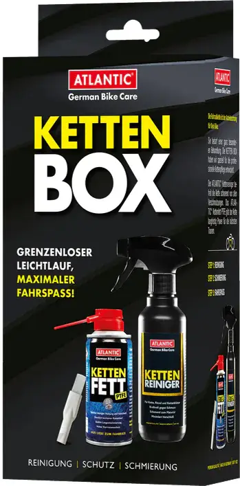 Sada Atlantic tuk na řetěz teflonový sprej 150ml + čistič řetězu 250ml Objednat Nyní