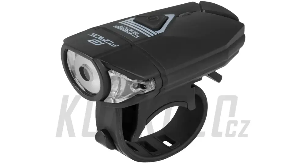 Přední svítilna FORCE CASS 300LM, USB, černé Aktuální
