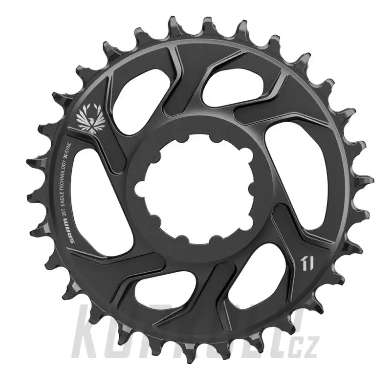 Super Cena Převodník Sram XX1 Eagle černá Direct mount, 6mm Degree offset