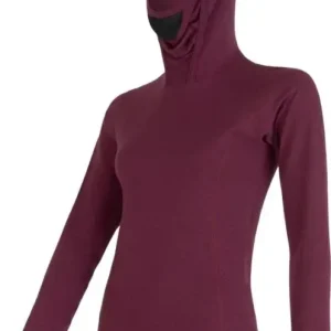 Dámské triko Sensor Double Face Merino Wool, s kapucí - Lilla Časově Omezené