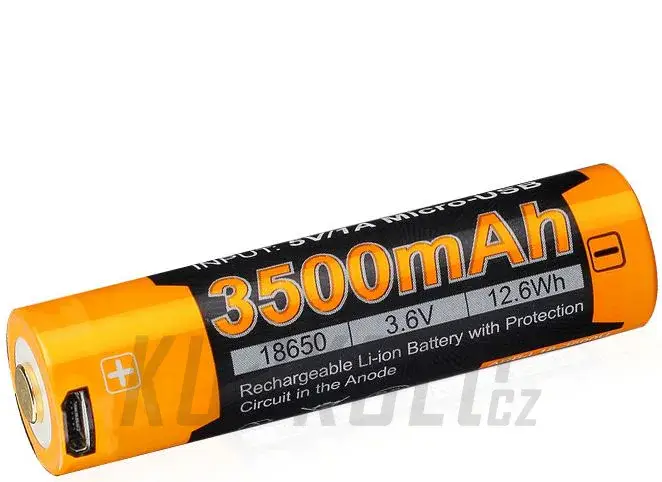 Dobíjecí USB baterie Fenix 18650 3500 mAh (Li-ion) Speciální Cena