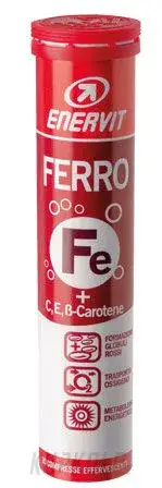 Enervit Ferro podpora okysličování organizmu, 20 šum. tablet Oblíbený