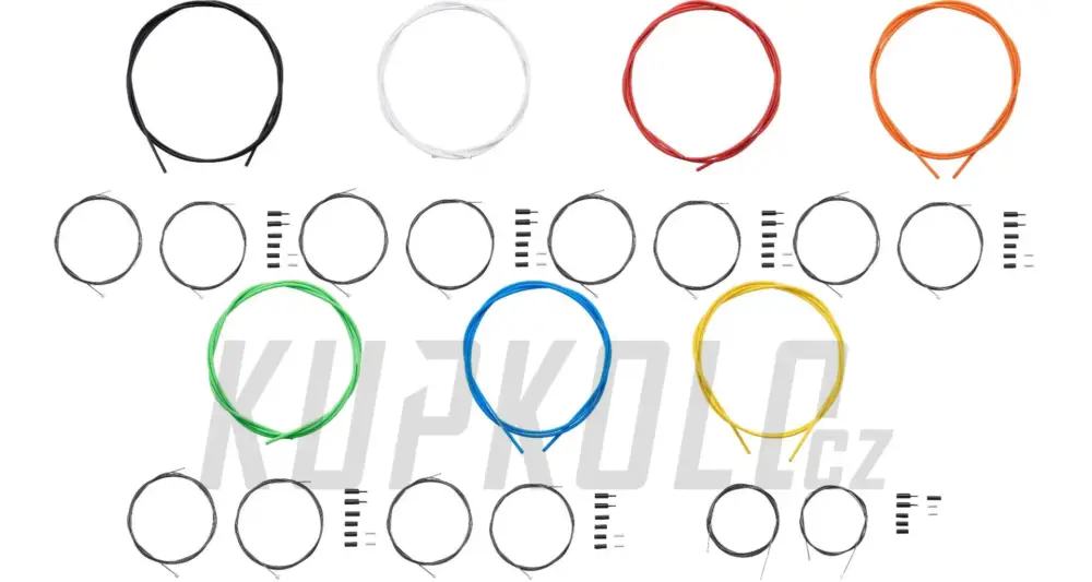 Řadící set Shimano DURA-ACE, Optislick, bowdeny + lanka Super Cena