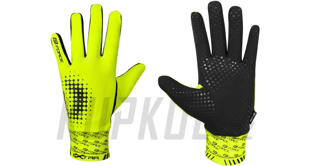 Jarní a podzimní rukavice FORCE EXTRA - fluo Nejprodávanější