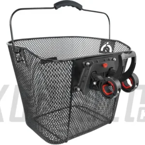 Košík na řídítka Force KLICK 31,8mm, černý Víkendová Akce