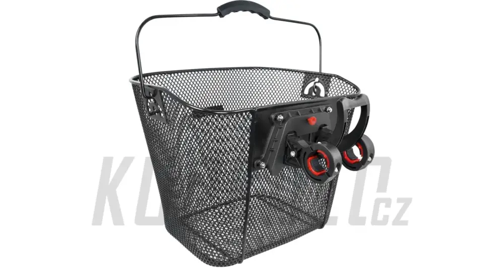 Košík na řídítka Force KLICK 31,8mm, černý Víkendová Akce