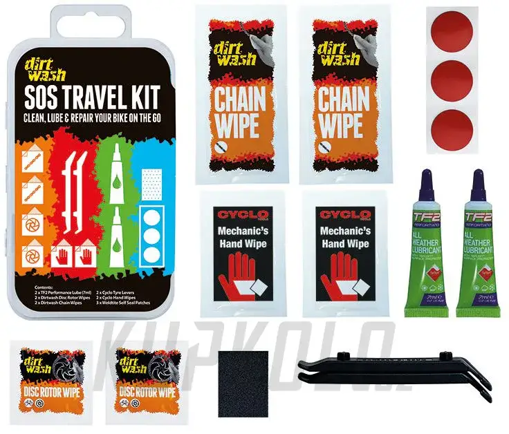 Originální Weldtite "SOS TRAVEL KIT" - sada pro nouzovou údržbu