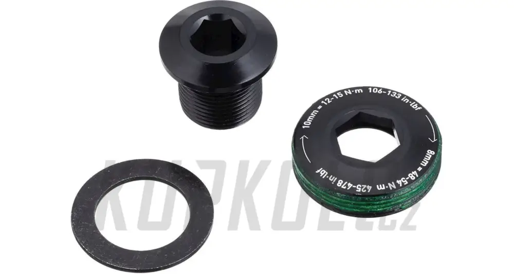 Značkový Šroub do klik Sram GXP , M15/M26 - černý