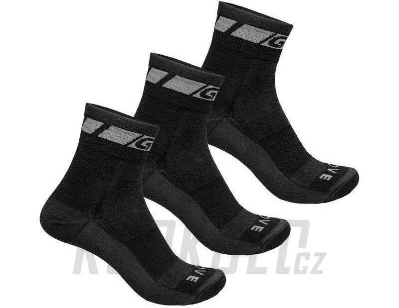 Ponožky GripGrab Thin Merino, 3 pack Oblíbený