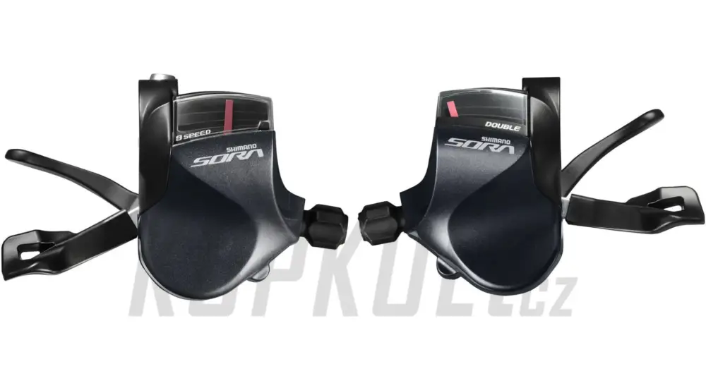Řadící páky Shimano Sora SL-R3000, 2x9, pro rovná řidítka Zlevněný