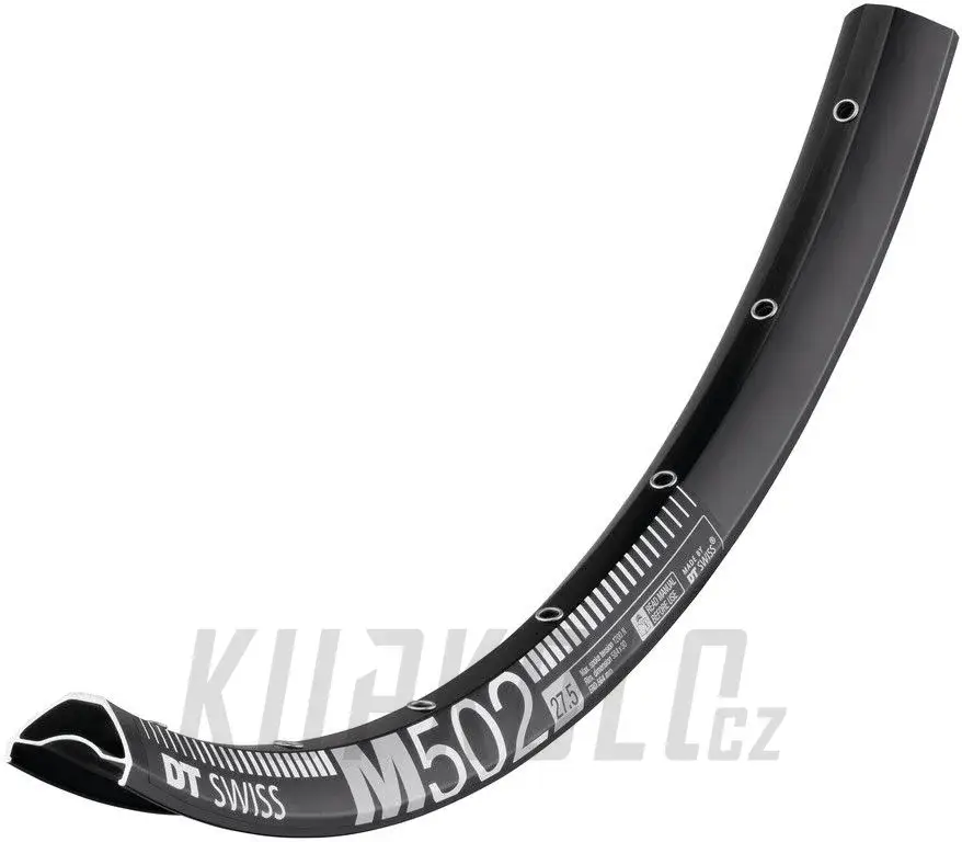 27,5" MTB ráfek DT Swiss M 502, černá, 584x30 Bezpečná Platba