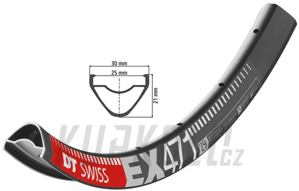 Levný 29" Enduro ráfek DT Swiss EX 471, 622x25