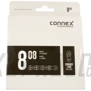 Řetěz Connex, 808, 8s, 114 článků, stříbrný, včetně spojky Super Cena