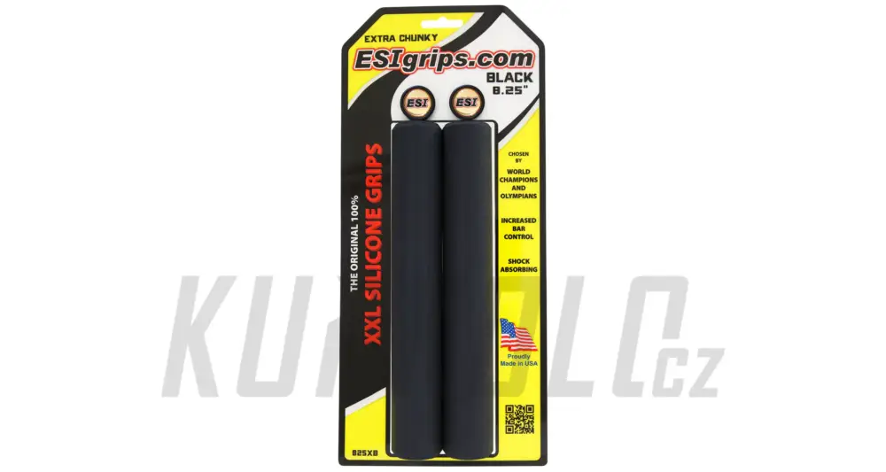 Gripy ESI XXL Extra Chunky černé, 21 cm Výprodej