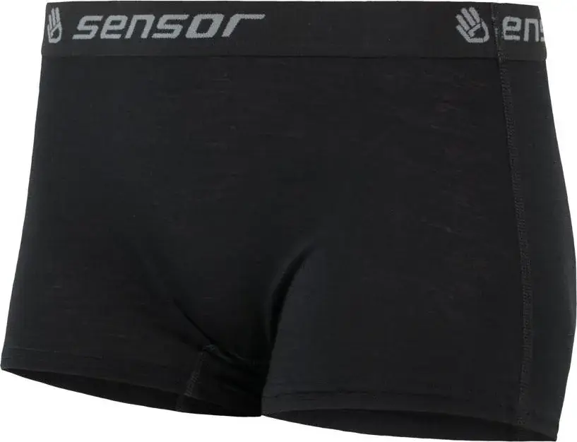 Sensor Merino Active dámské kalhotky s nohavičkou, černá Super Cena