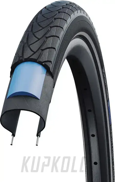 Jen Po Omezenou Doba Plášť cross Schwalbe Marathon Plus, Smart Guard, reflexní pruh