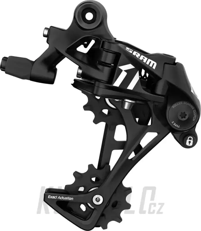 Přímo Od Výrobce Přehazovačka Sram Apex 1 černá dlouhé ramínko