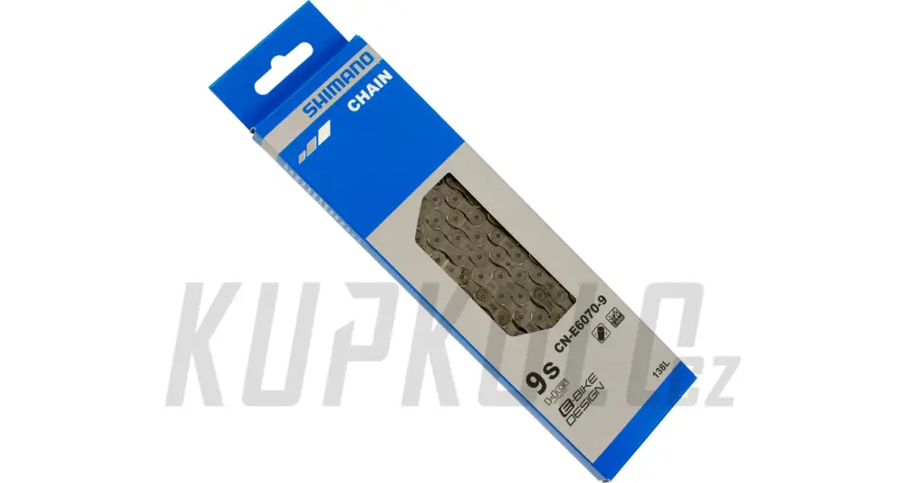 Řetěz Shimano, CN-E6070, 9s, 138 článků, pro elektrokola, HyperGlide Finální Výprodej