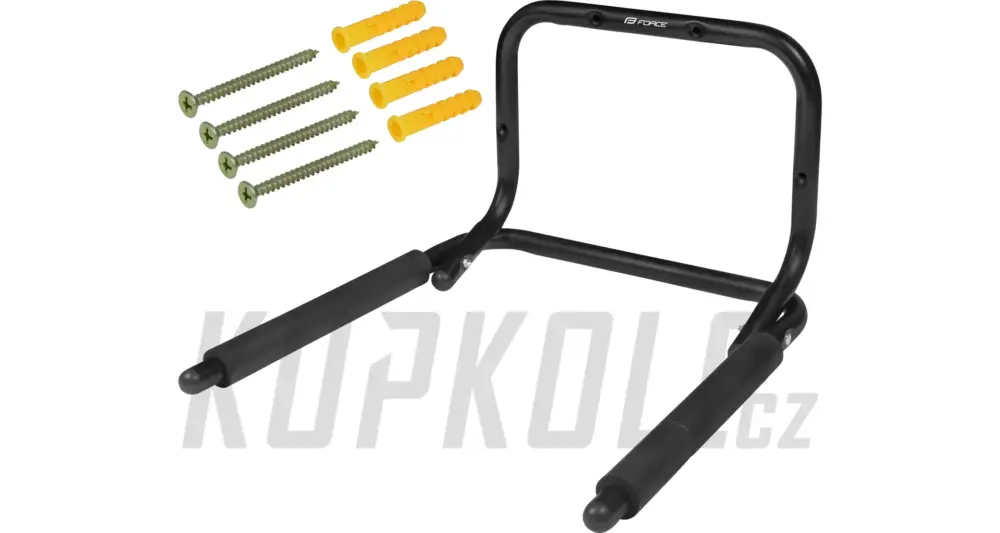 Držák kola Force na zeď za rám sklopný ocelový - 30kg Vysoce Kvalitní