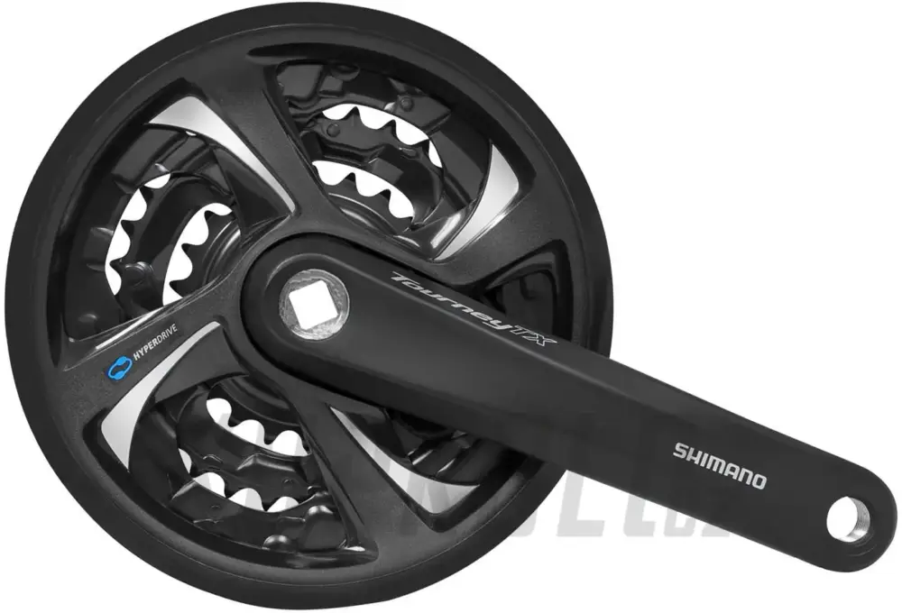 Nízká Cena MTB kliky Shimano FC-TX801, 4hran, černá